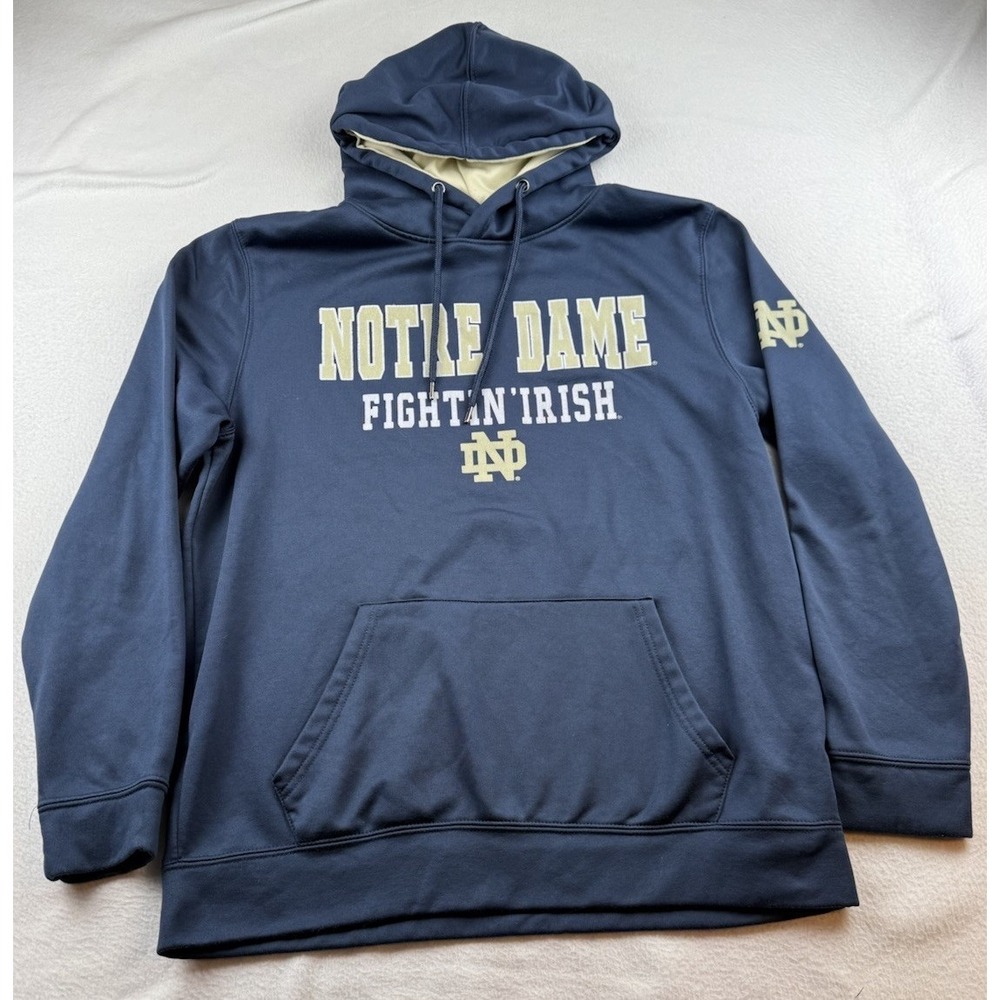 Notre Dame Hoodie Mens L Colosseum Fighting Irish NCAA Football Championship